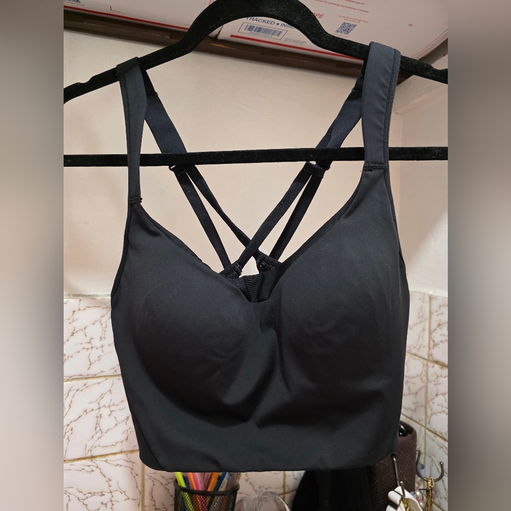 Black Strappy Women's Bralette